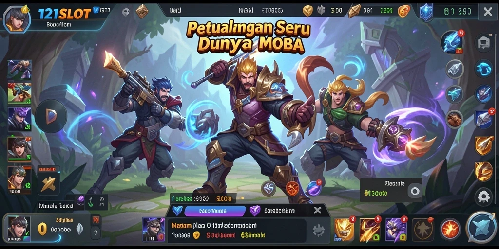 Tampilan gameplay seru dan menegangkan di dunia 1121SLOT.