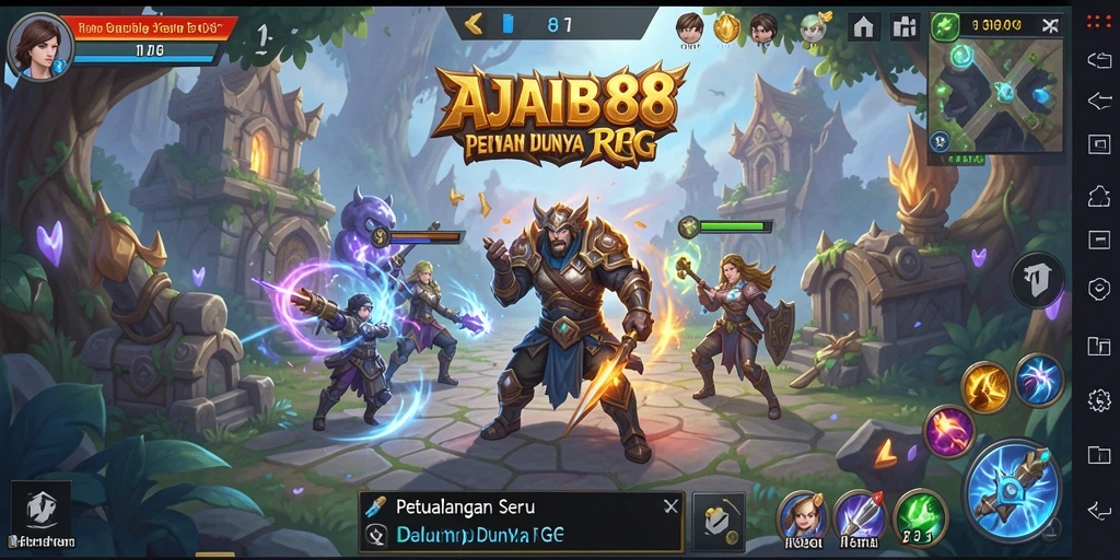 Tampilan menarik dari gameplay AJAIB88 yang memukau.