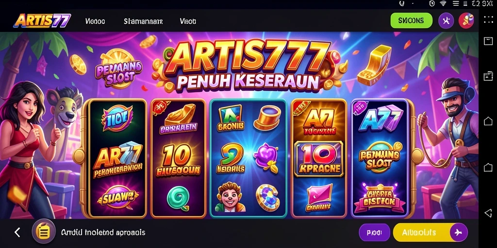 Gameplay menarik dalam ARTIS777 menampilkan pengalaman slot yang seru.
