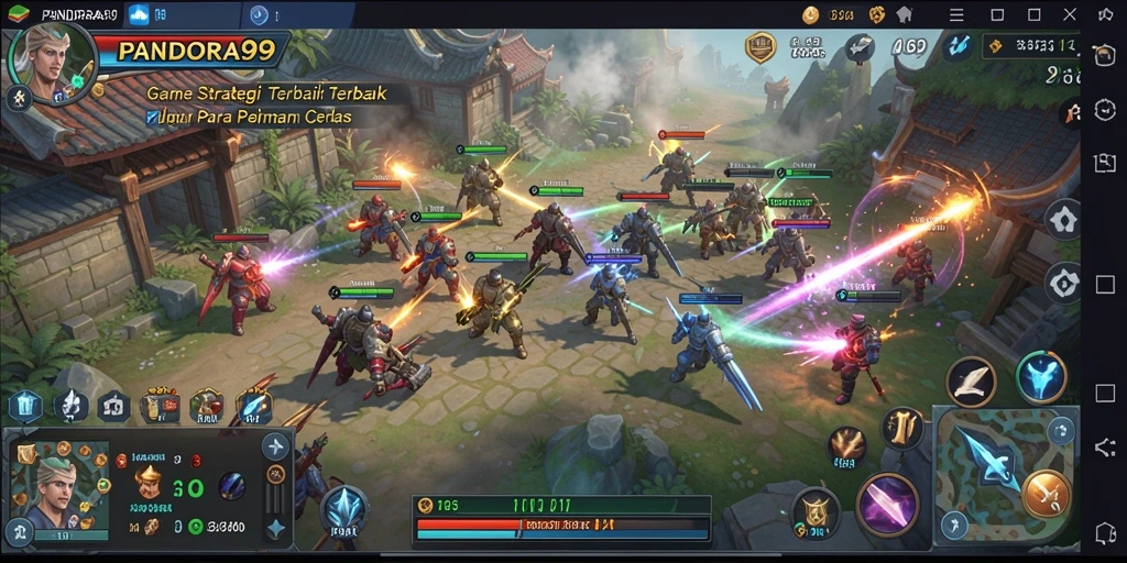 Screenshot gameplay PANDORA99 dengan aksi strategi menegangkan.