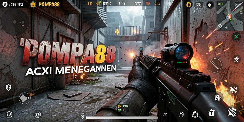Tampilan gameplay seru di POMPA88 dengan aksi tembak-menembak yang mendebarkan.