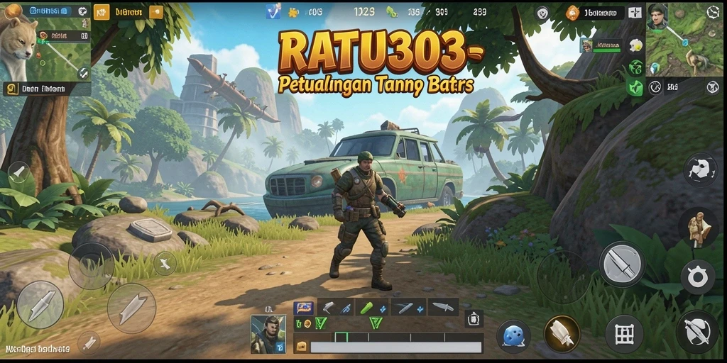 Tangkapan layar menunjukkan petualangan seru dalam dunia terbuka RATU303.