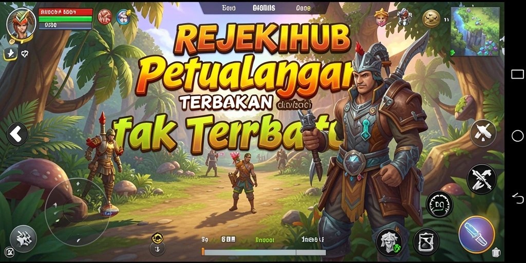 Tampilan gameplay menarik dari REJEKIHUB dalam lingkungan terbuka.